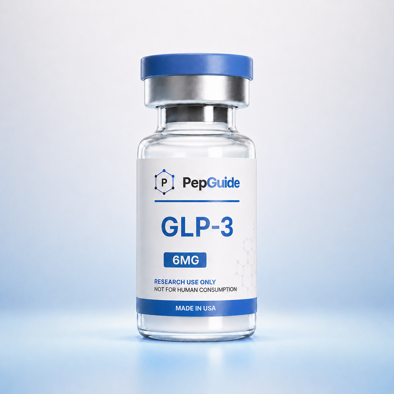 GLP-3 research peptide vial from PepGuide